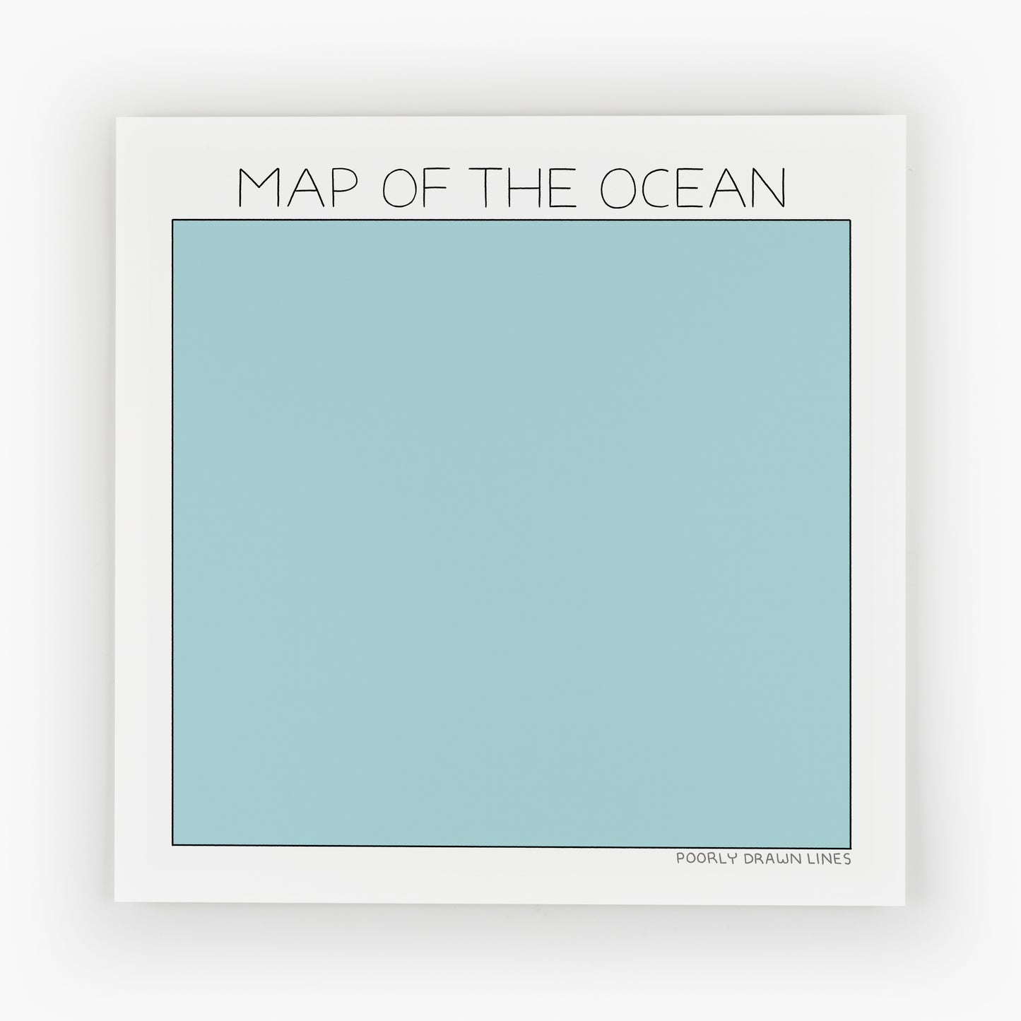 Map of the Ocean Print