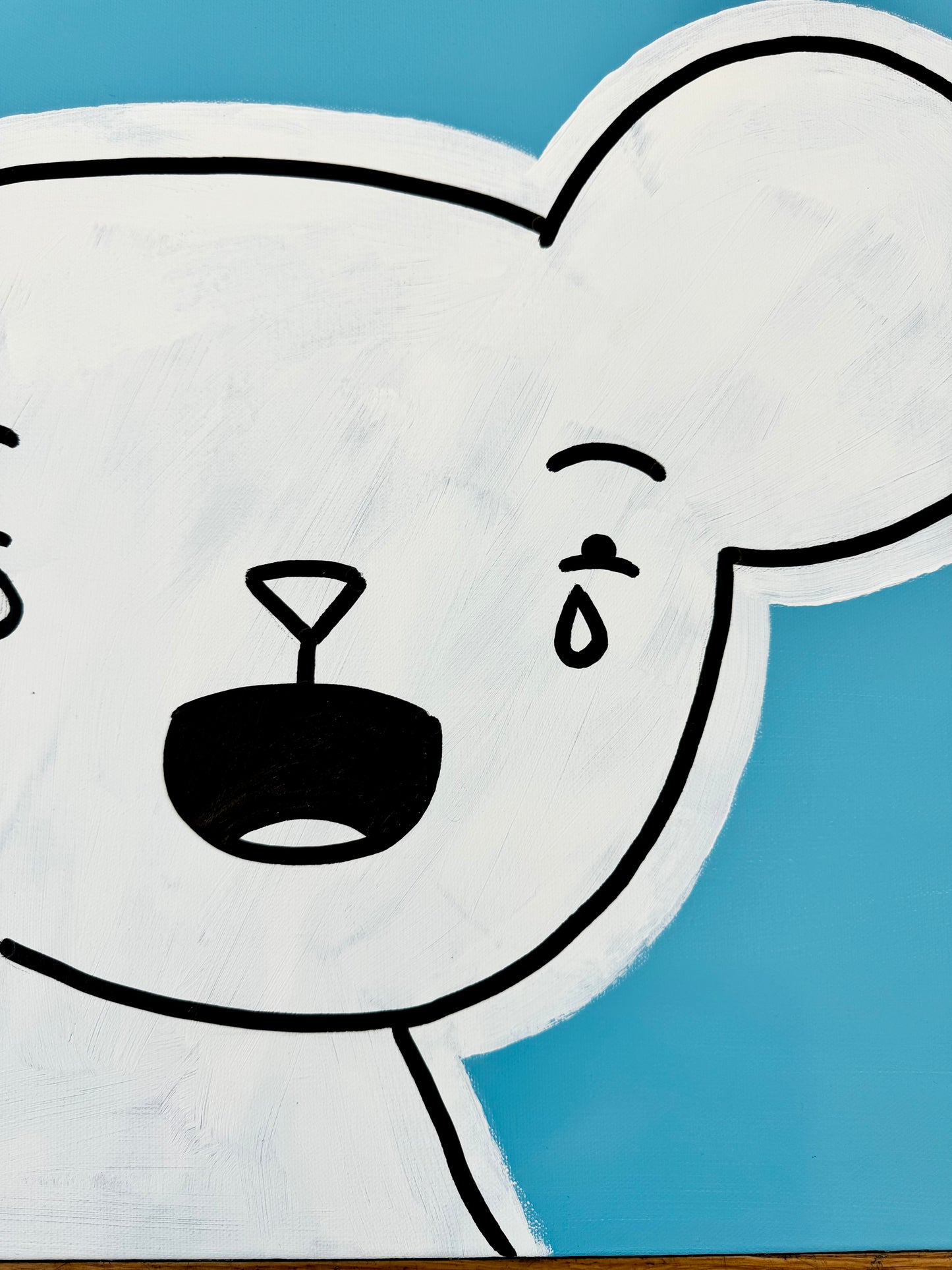 "Ecstatic Mouse" Painting