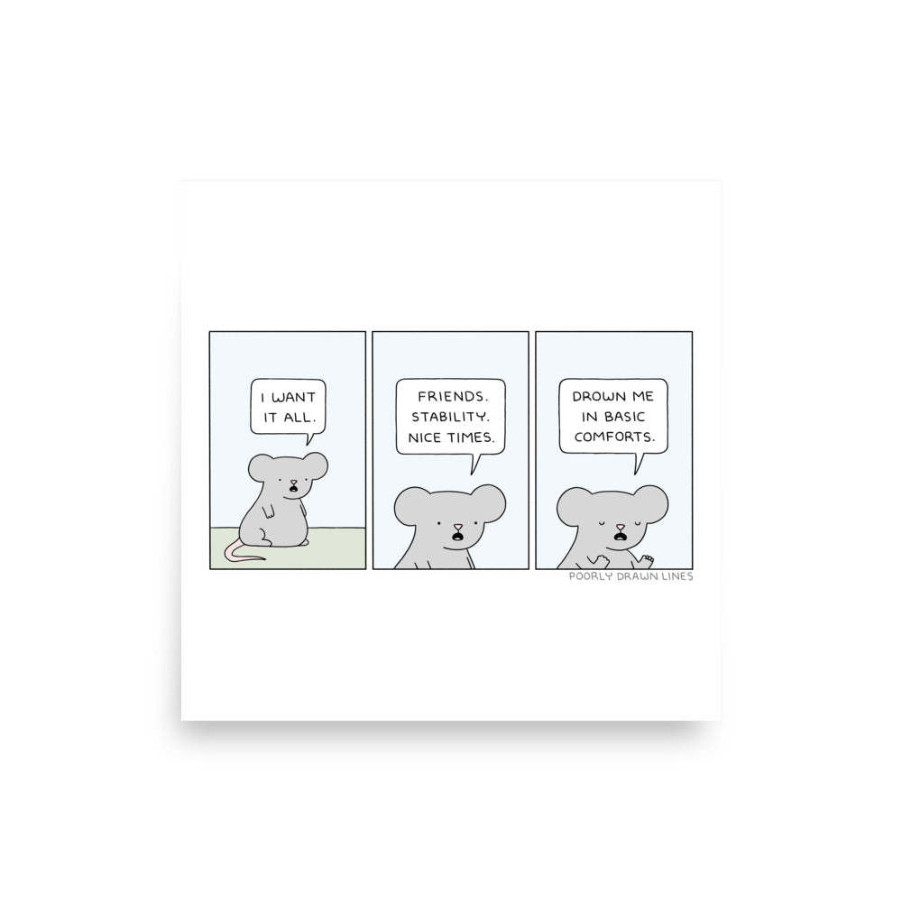 "Want it All" Print