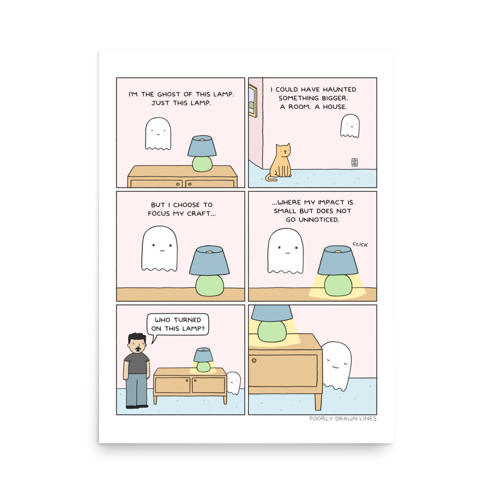 "Ghost of This Lamp" Print