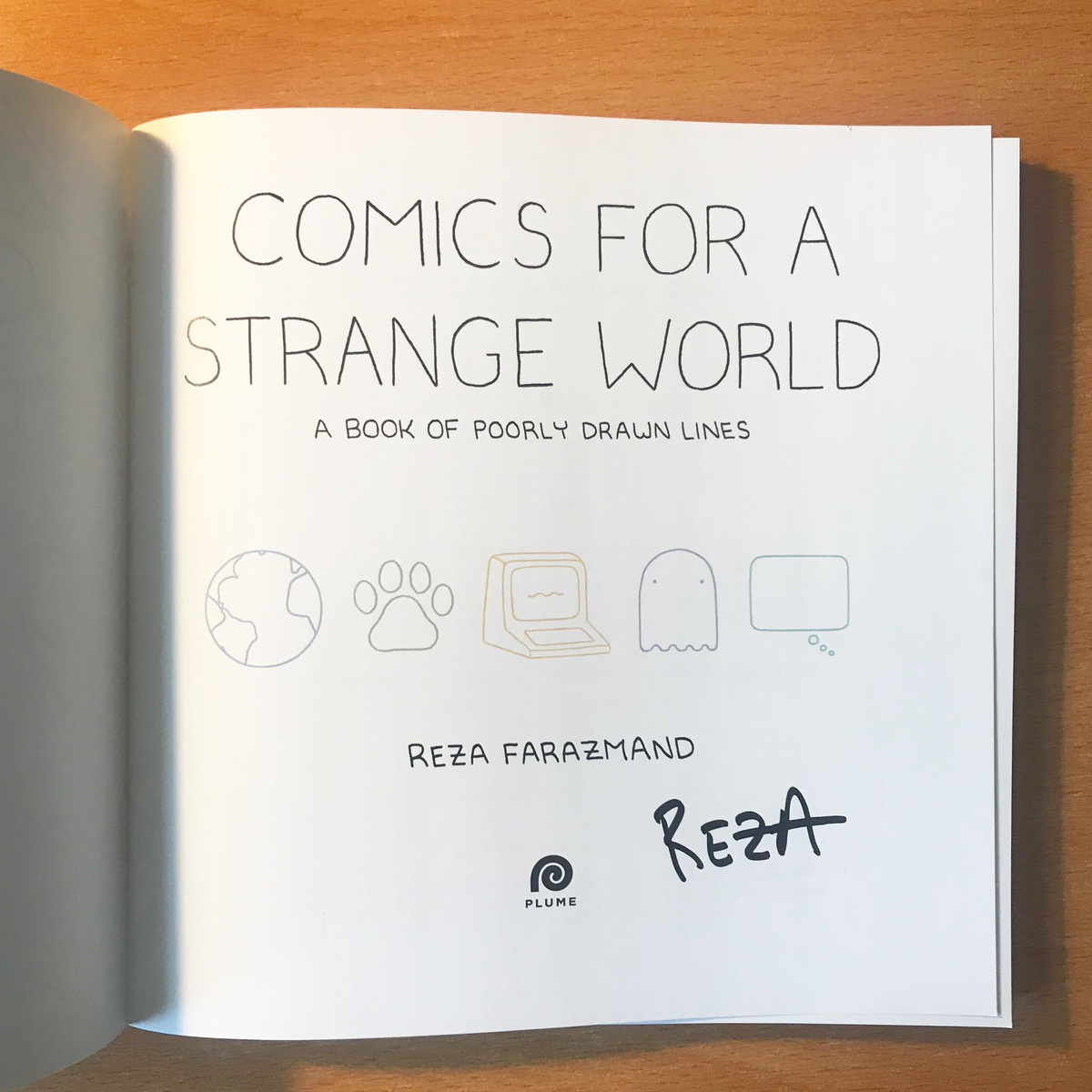Comics for a Strange World - Signed Book