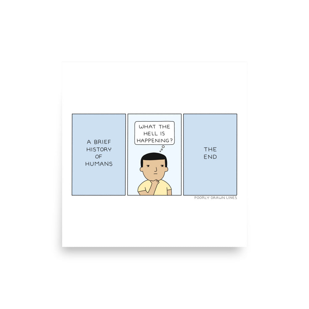 "History of Humans" Print