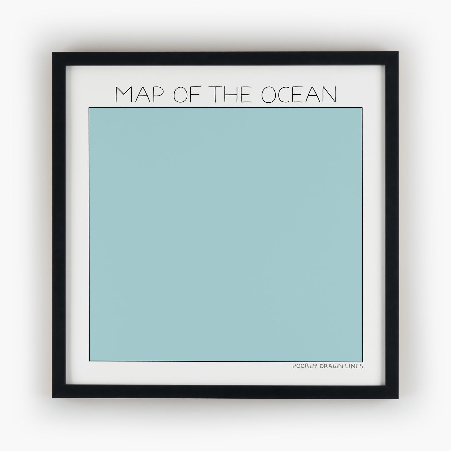Map of the Ocean Print