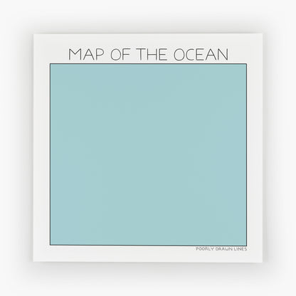 Map of the Ocean Print