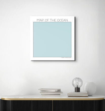 Map of the Ocean Print