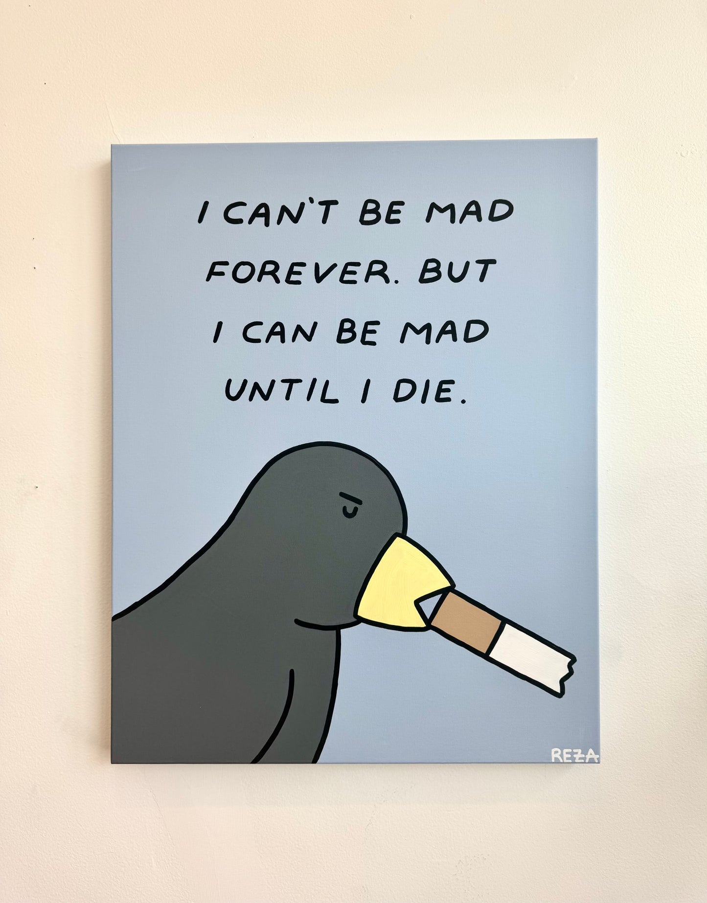 "Be Mad" Painting