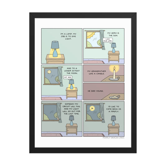 "A Lamp" Print