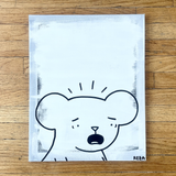 "Distraught Mouse" Painting