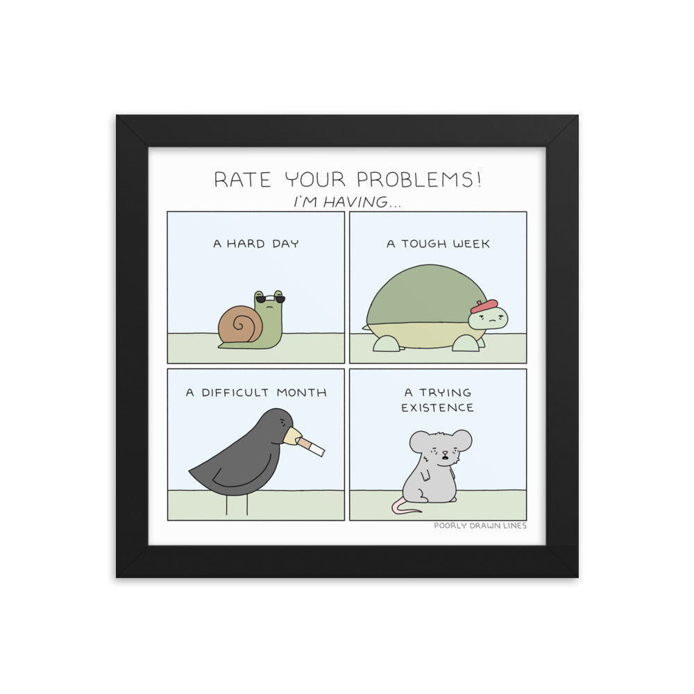 "Rate Your Problems" Print