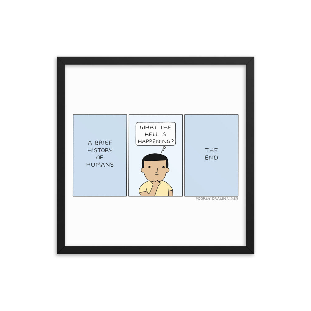"History of Humans" Print