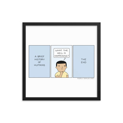 "History of Humans" Print