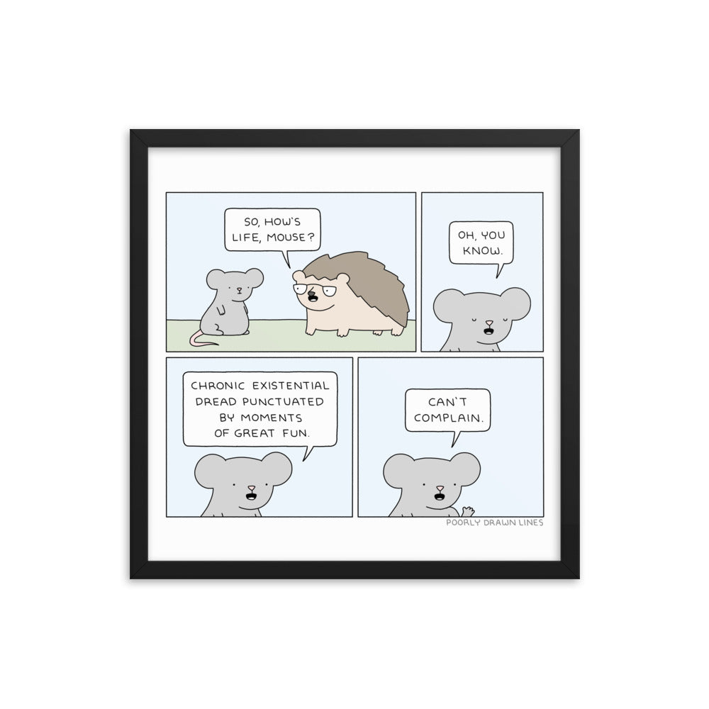 "How's Life" Print