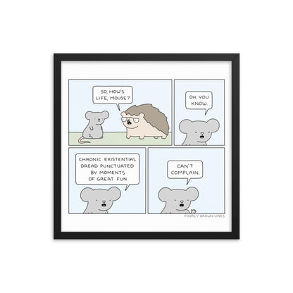 "How's Life" Print