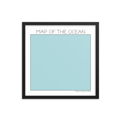 "Map of the Ocean" Print