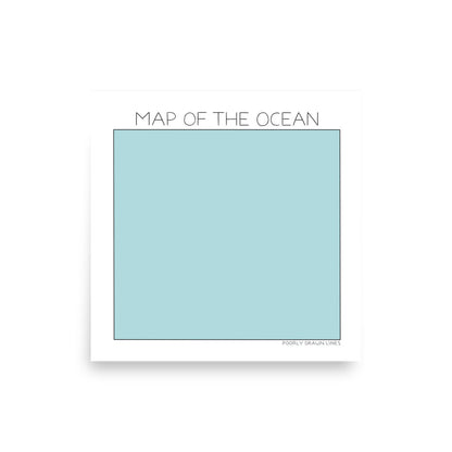 "Map of the Ocean" Print