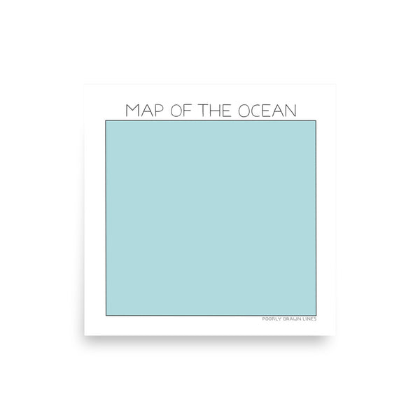 "Map of the Ocean" Print