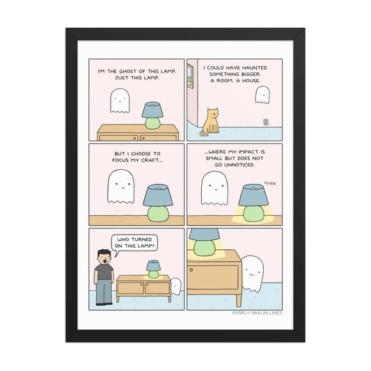 "Ghost of This Lamp" Print