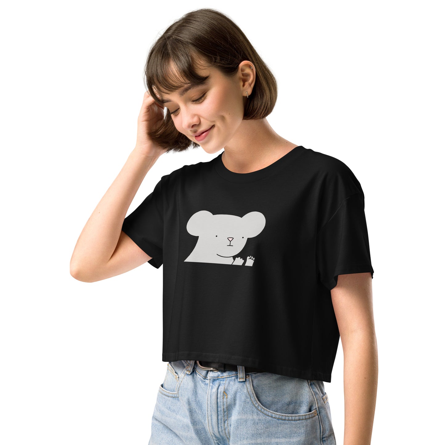 Mouse Fights Crop Top