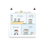 "Boat Question" Print