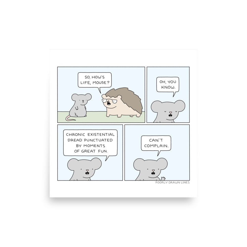 "How's Life" Print