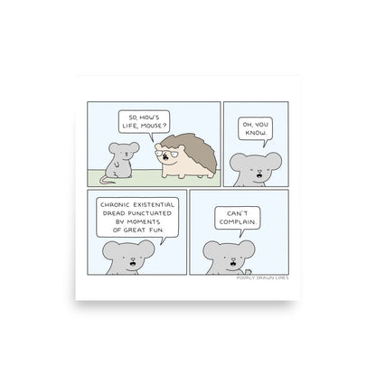 "How's Life" Print