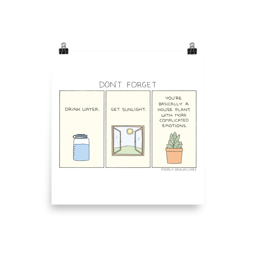 "Don't Forget" Print