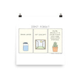 "Don't Forget" Print