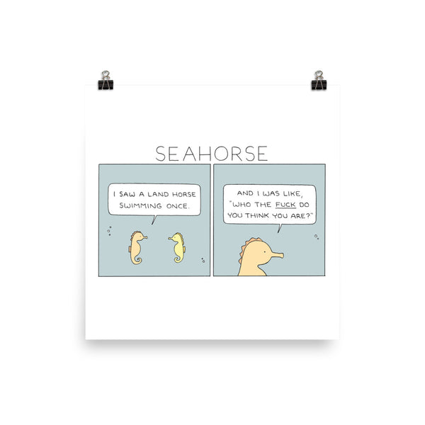 "Seahorse" Print