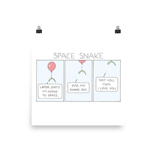 "Space Snake" Print